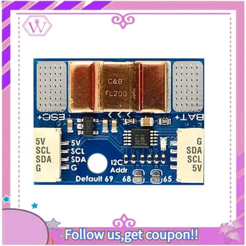 

ABSL-I2C Power Monitor I2C-INA-BM Ultra-Precise Digital Power Monitor For RC FPV Drone