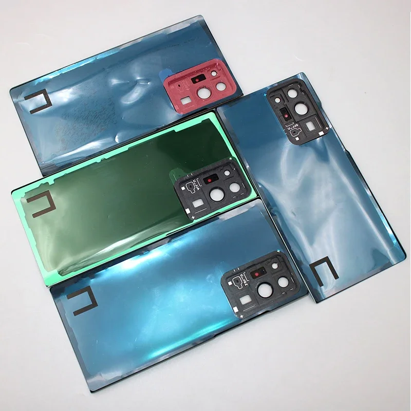 For Samsung Note 20 Ultra N985F SM-N985F Battery Back Cover Rear Door glass Panel Housing Case Camera Lens Replacement