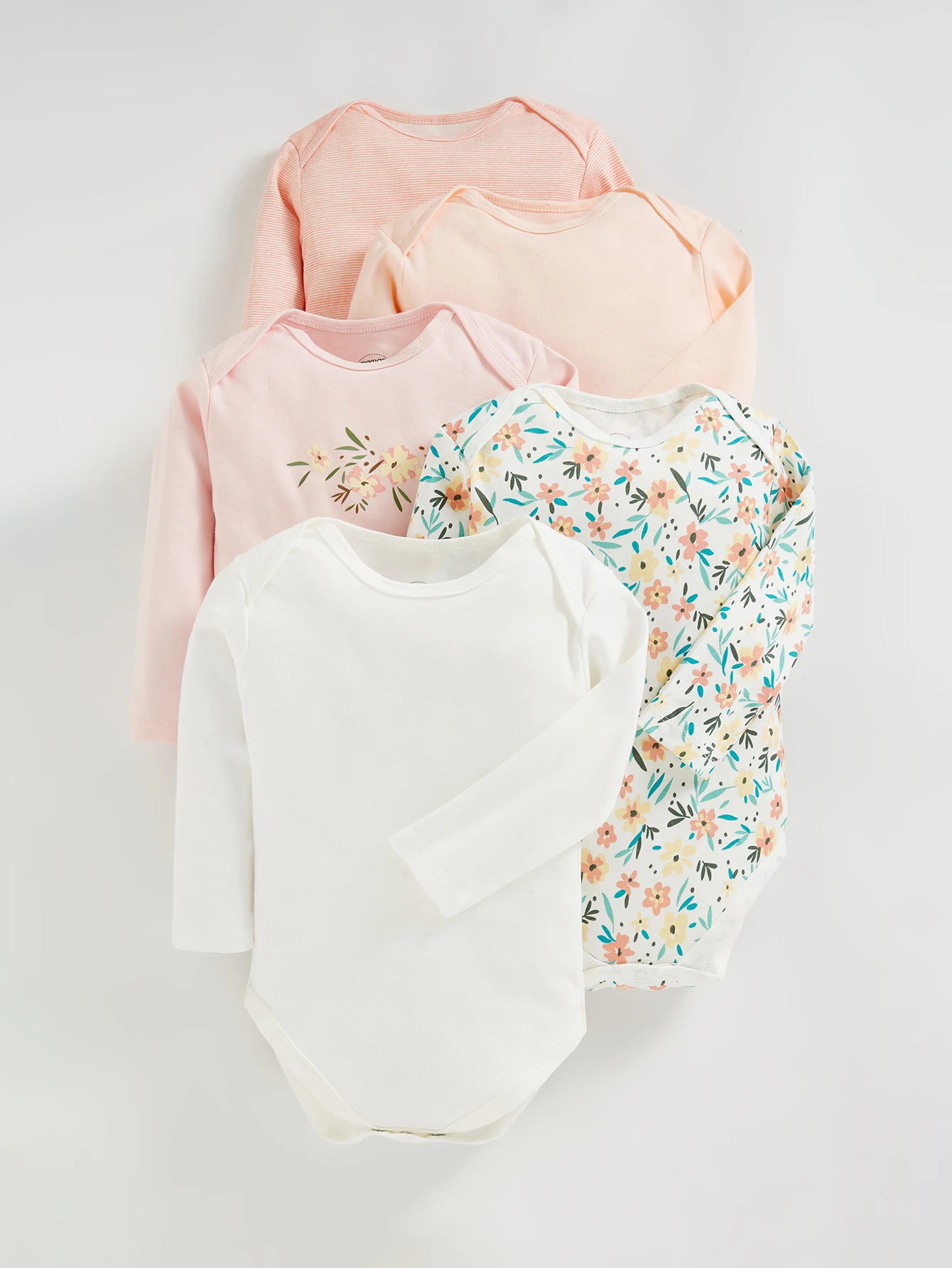 

Cute Infant Romper Ideal for Newborns and Toddlers Long-sleeved triangle one-piece romper for 3-24 month-old babies Soft cotton
