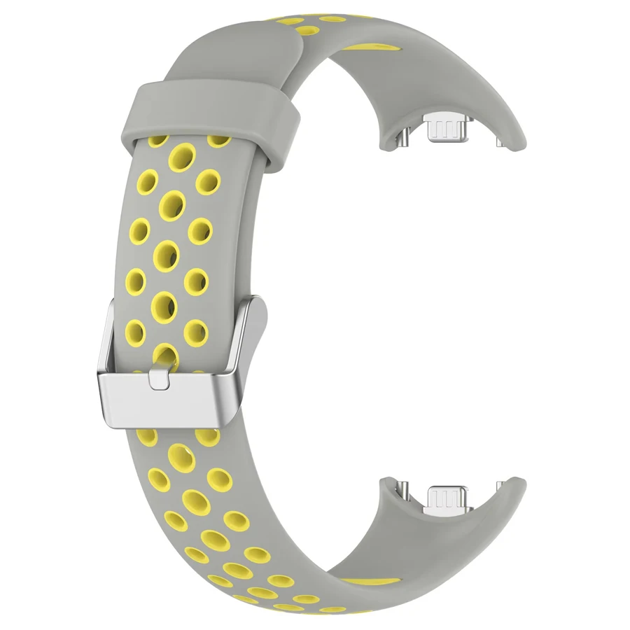 Voor Xiaomi Band 10 9 8 Siliconen HorlogebandTweekleurige Ademende Slimme Horlogeband Vervanging Armband voor Xiaomi Miband 8/9 band
