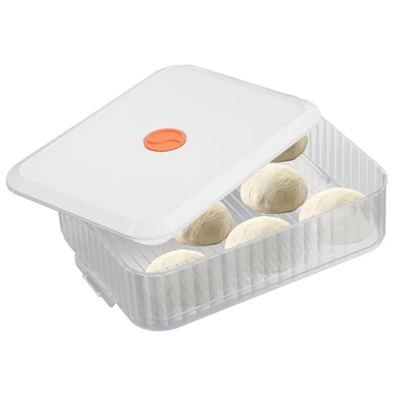 

AB11-Stackable Pizza Dough Proofing Box, W/Lid,Bread Fermentation Storage Boxes, Dough Rising Container