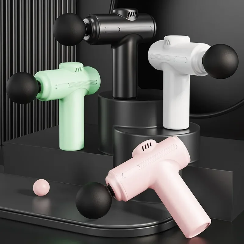 

Электрический массажный пистолет, массажер для глубоких тканей, массажер для лица, 8 головок, рук, спины, ног, расслабляющий мышцы тела, спины, рук, спорт, фитнес