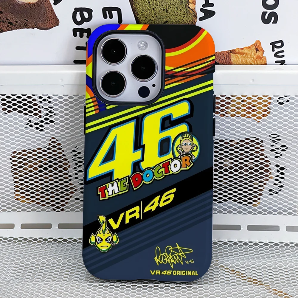 v-Valentino R-Rossi 46  Phone Case Phone Case Film shell For iPhone 16 15 14 13 12 11 Pro Max Plus