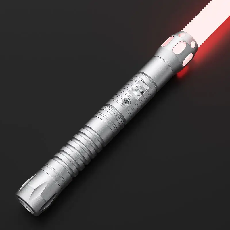 WANARICO RGB Lightsaber With 10 Sets Of Sound Effects Mode FX Duel Lightsaber Aluminum Handle With Tone Color USB Charge Xmas