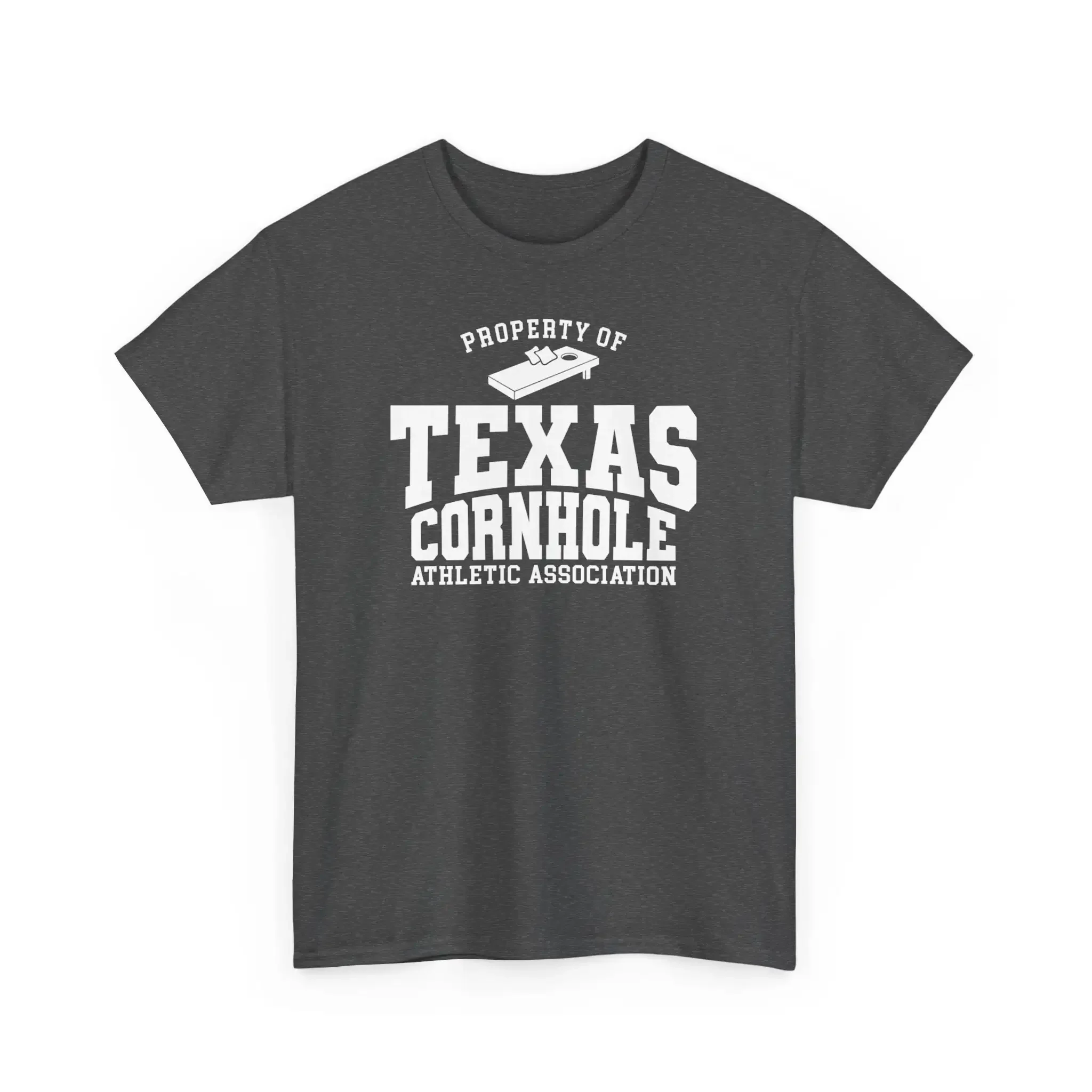 Property Of Texas Cornhole Team T Shirt Corn Hole Apparel Player Tx Tailgate Party