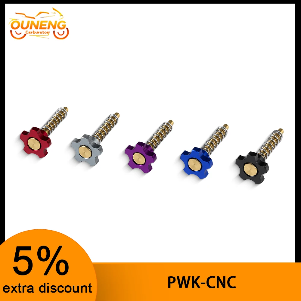 Para PWK NSR PWL PE24 PE26 PE28 PE30 KR150 carburador de motocicleta kit de tornillos de ajuste de velocidad de ralentí