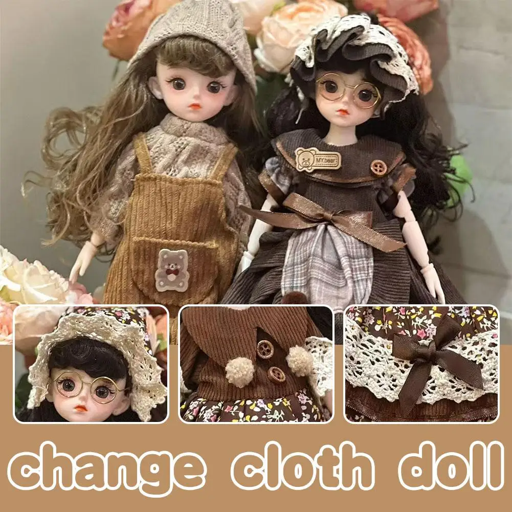 

BJD Doll 1/6 Bjd Joint Body Tan Skin Matte Face 30cm on Sale Special Price Toy Gift Anime Girl Dress up Doll