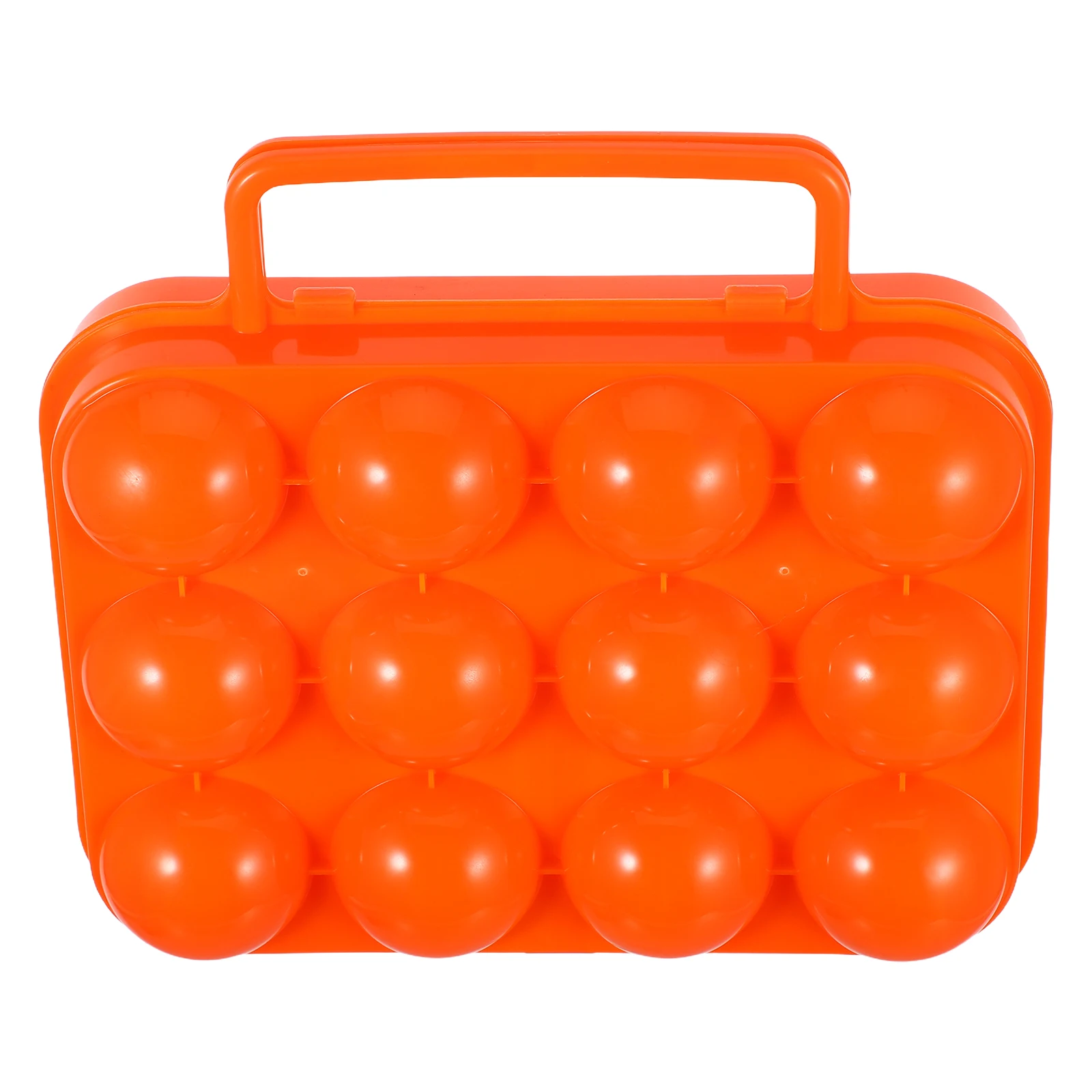 

Egg Carrier Holder Storage Box Portable Folding Handle Durable Plastic for 12 Eggs Ideal for Camping Outdoor Picnic