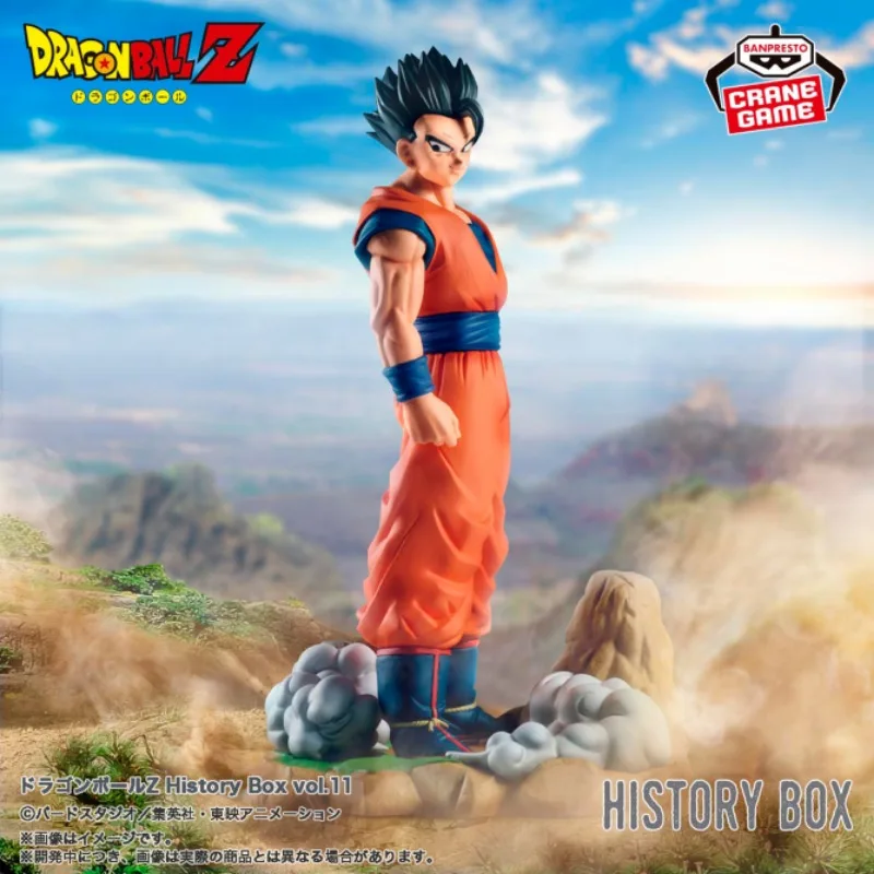 Bandai Original Banpresto Anime Dragon Ball Z History Box vol.11 Son Gohan PVC Action Figures Collection Model Toys