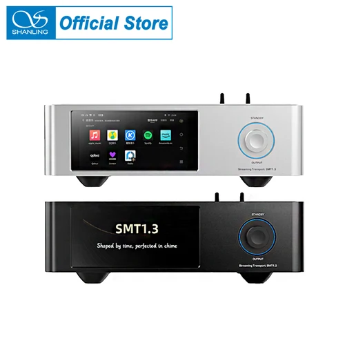 Imagen 1 del producto SHANLING SMT1.3 Streamer HiFi Audio de alta resolución Transporte digital dedicado CPU Rockchip mejorada para ios Android PCM768 DSD512