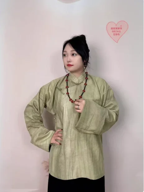 بلوزة Xizang التبتية ذات الإصدار الفضفاض