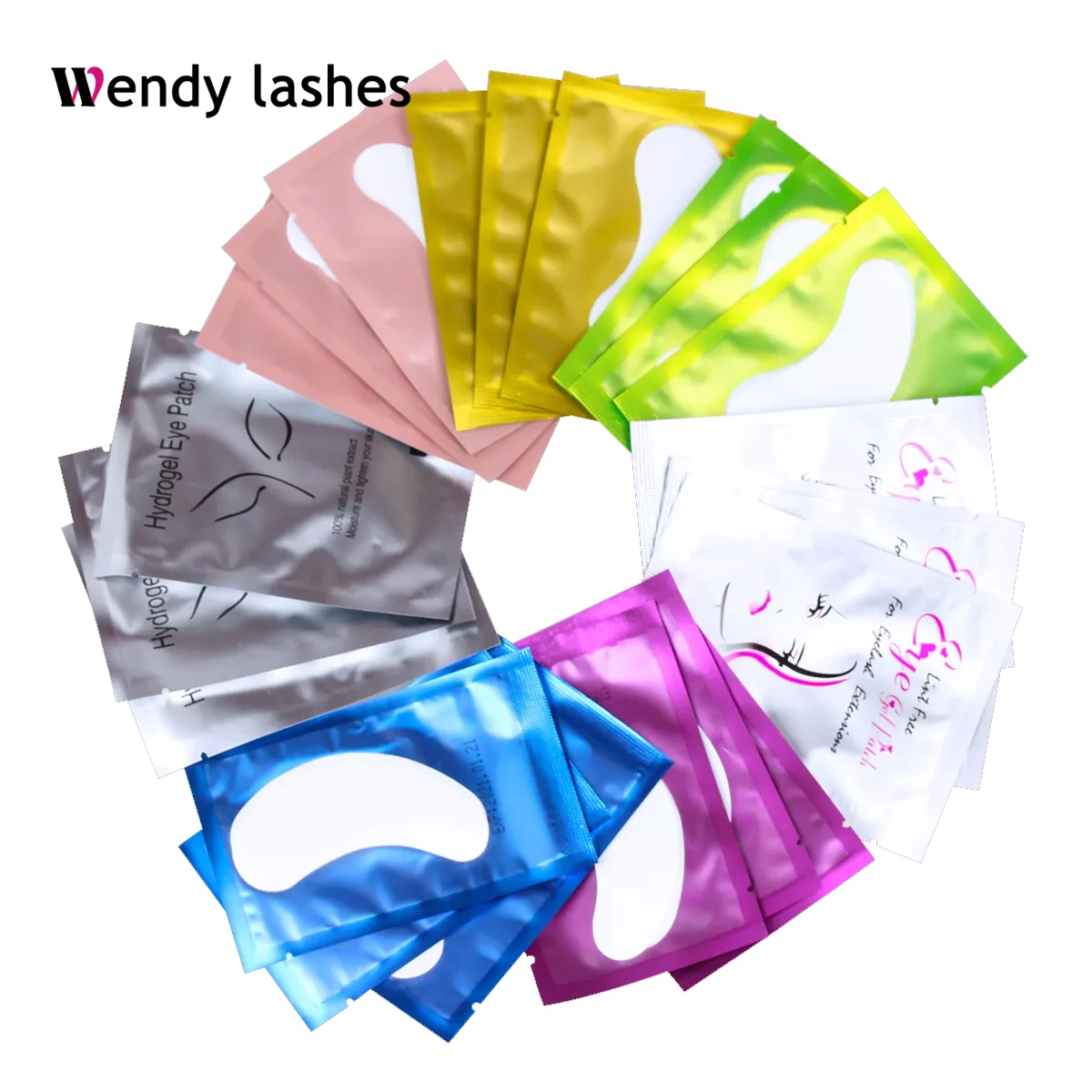 Eyelash Extension Supplies 50pcs EyePads Gel Pads Eyelashes Under Lint Free Patches Make Up Tools For Professionals Wendy Lashes