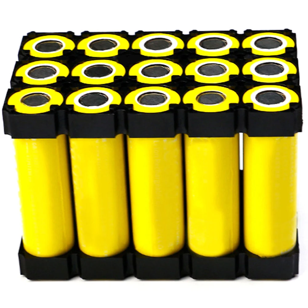 Battery Frame Brackets Battery Pack Brackets Misalignment-free Design Black Plastic Frame DIY Electronics Projects