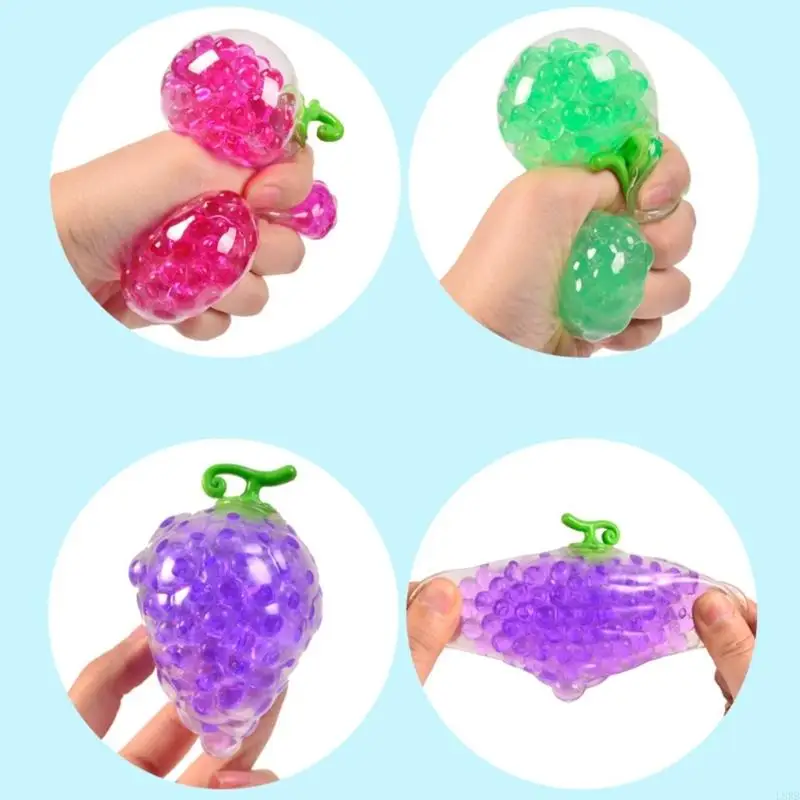 Soft Squeeze Grape Ball For Relaxation And Stress Reduction Collectable Toy L8RB