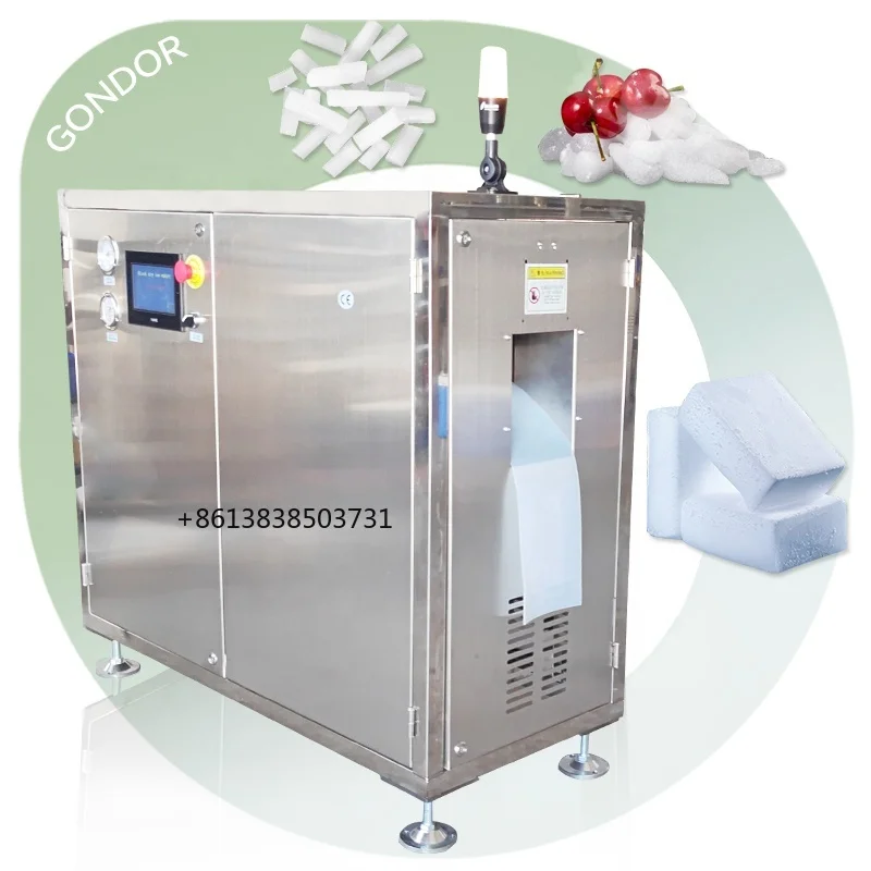 Dry Ice Making Machine Professional Pelletizer Cube Make Pellet Portable Co2 Generator Dry Ice Block Press Maker 3mm Machine