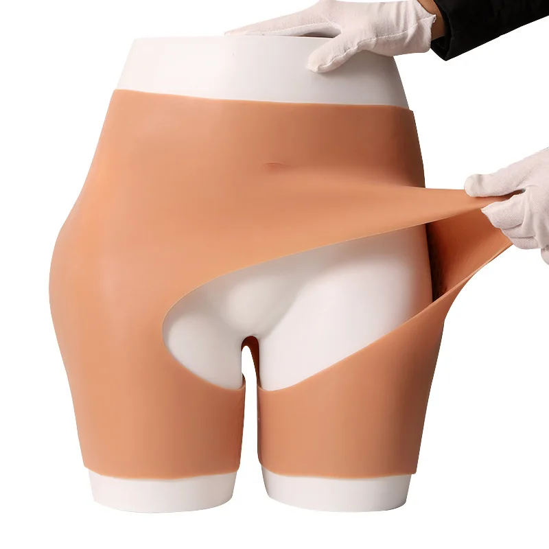Donne in silicone con apertura sul cavallo Glutei grandi Hip Enhancer Butt Pantaloni imbottiti e fianchi Mutandine per donna Bum Hip Ass Tummy Shaper