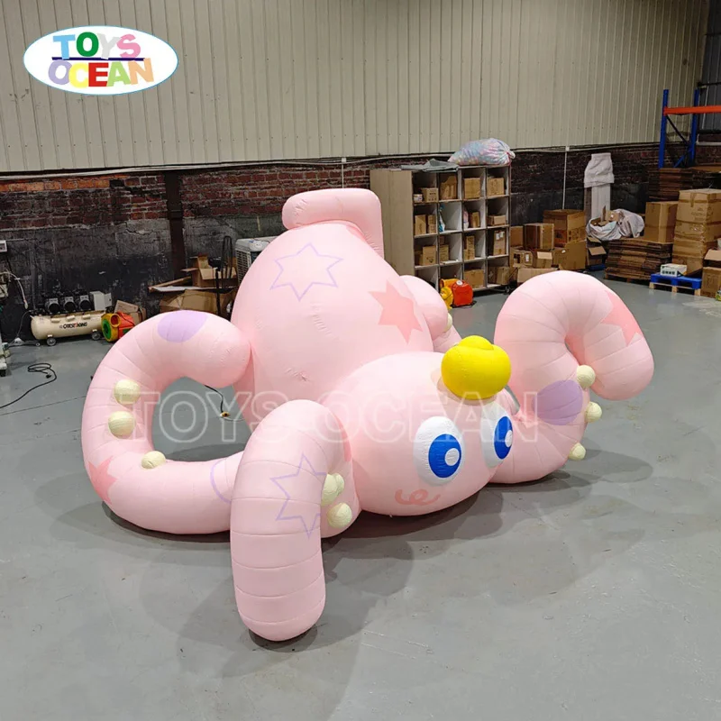 Toys Ocean Custom Commercial Aquatic Animal Inflatable Squid Model Suitable for Activity Decoration