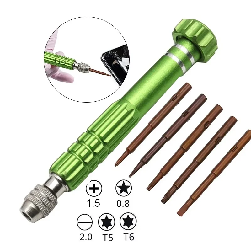 5 in 1 Multi-Function Screwdriver Mobile Phone Watch Glasses Disassembly Precision Tool Notebook Repair Tools Repair Accessorise