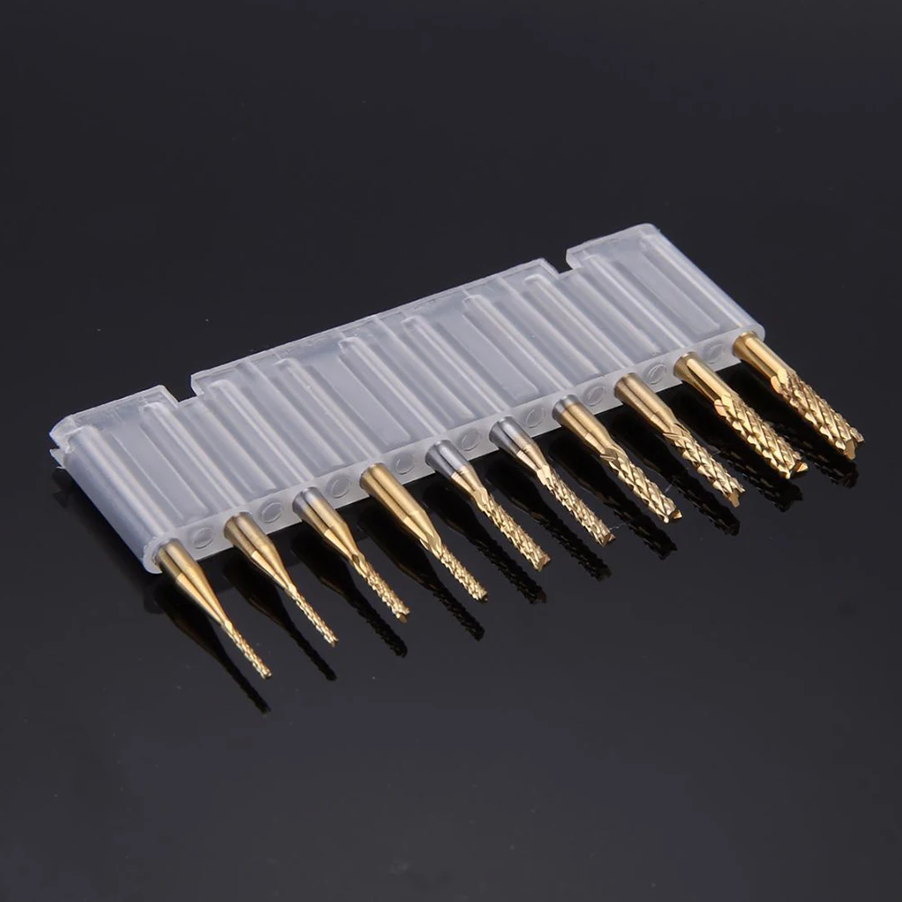 

Woodworking Router Bit Milling Cutter Carbide End Mills PCB Milling 1.0/1.5/2.0/2.5/3.0mm 3.175mm / 0.125\\\" Shank