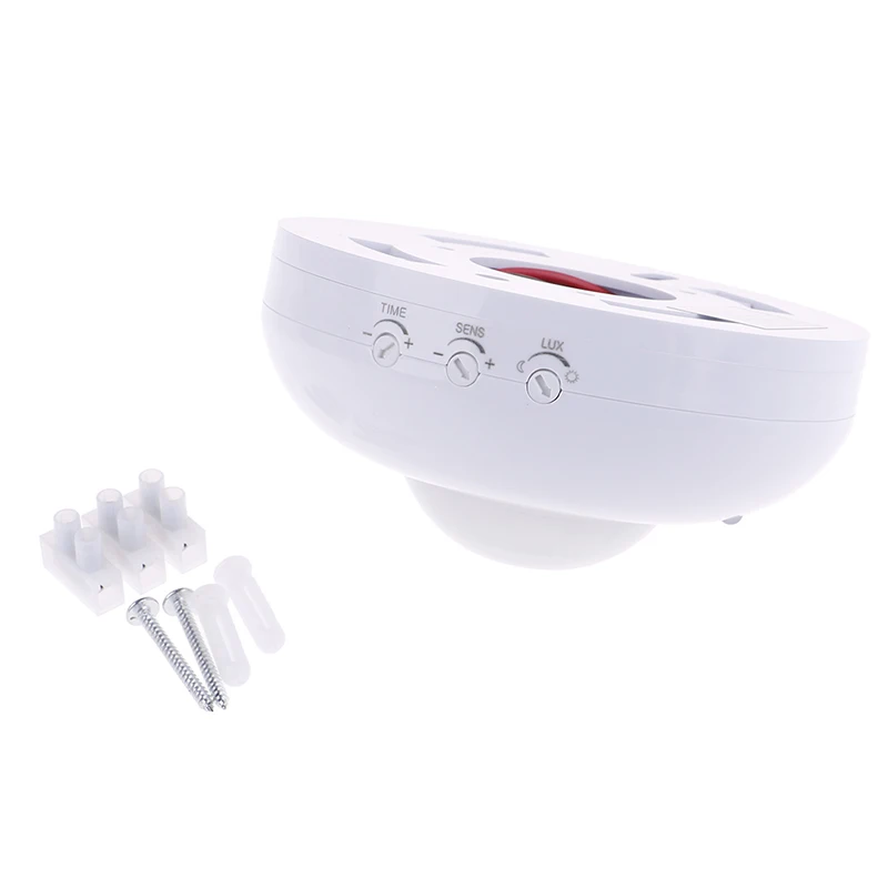 Adjustable Infrared Motion Sensor Switch 110V-240V Body Motion Movement Ceiling Infrared Sensor Detector Light Bulb Switch