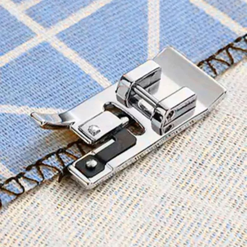 Overlock Overcast Sewing Machine Presser Foot Fits Most Low Shank Snap-On Singer, Brother, Babylock, Elna Sewing Machines