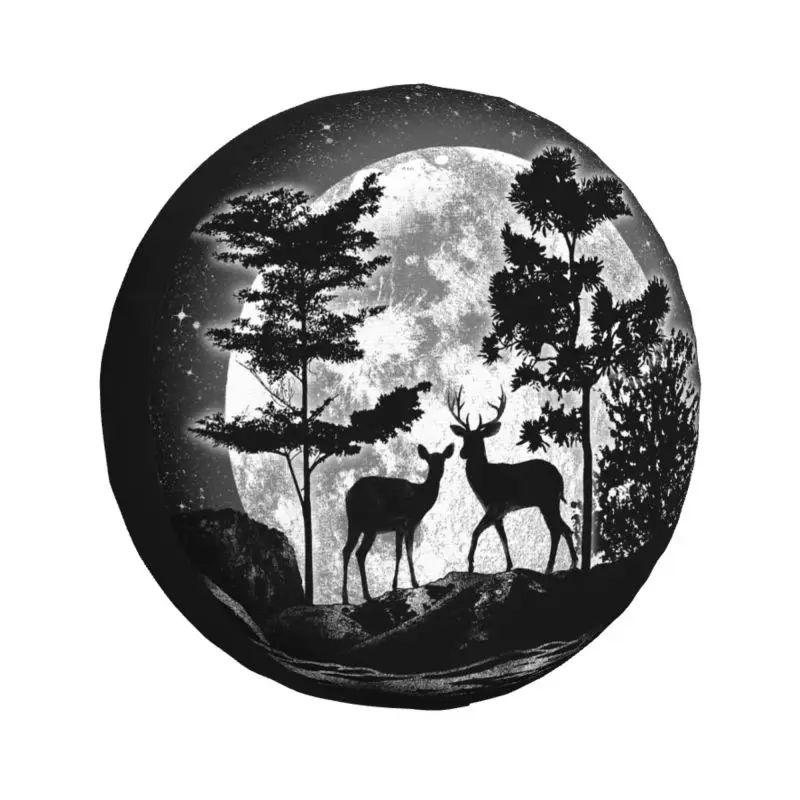 Moonlight Deer Spare Wheel Cover for Jeep Mitsubishi Pajero 4WD SUV Custom Tire Protector 14\