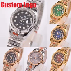 26mm Bliger Silver/gold/rose gold Luminous hands Mechanical watches Janpan NH05 Automatic Woman Watch