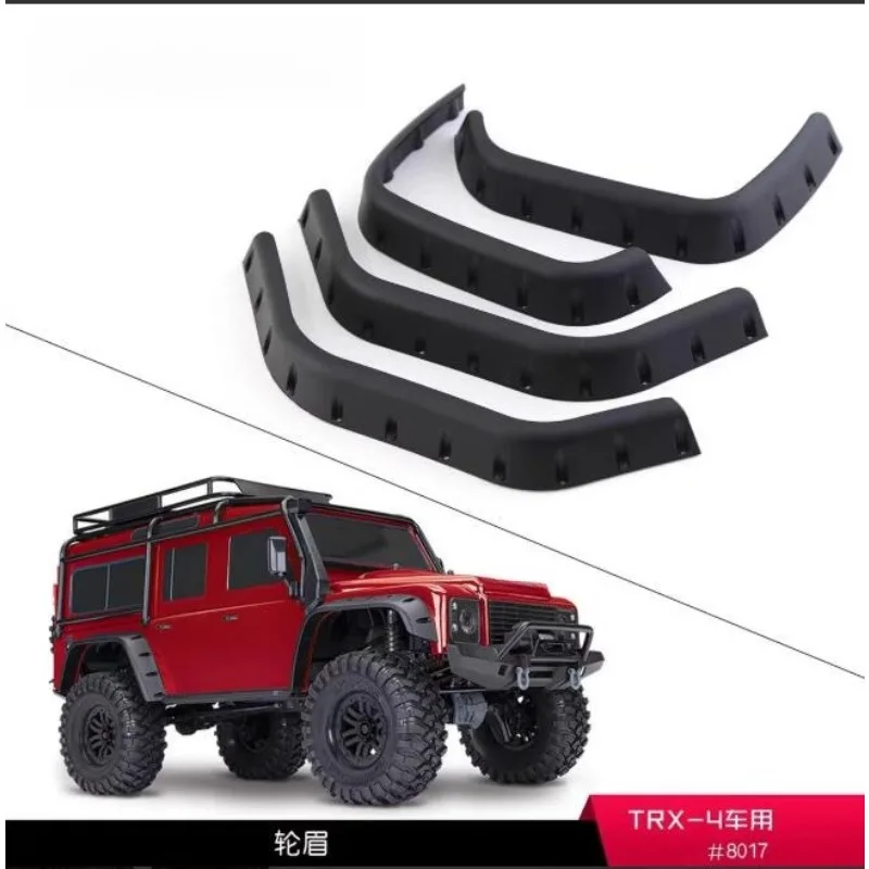 

Plastic Fender Flares & Front Rear Mud Flaps for 1/10 TRAXXAS TRX4 RC Crawler, Scale Appearance Upgrade Modified Accessories