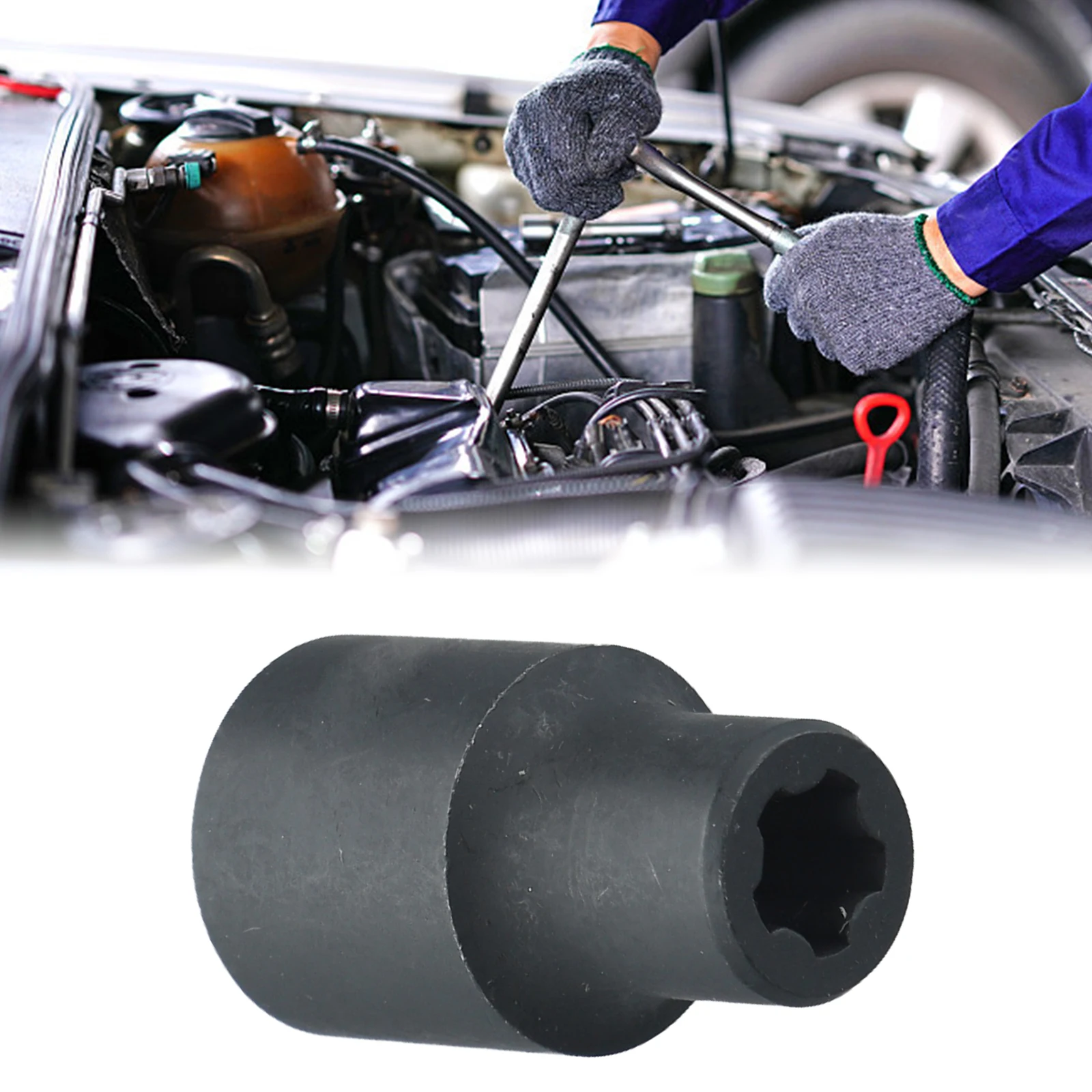 1pc Car Battery Cover Car Special Tools Dismantling Socket Wrench 5 Teeth Screw Replacement Parts For Tesla Car Repair Tool