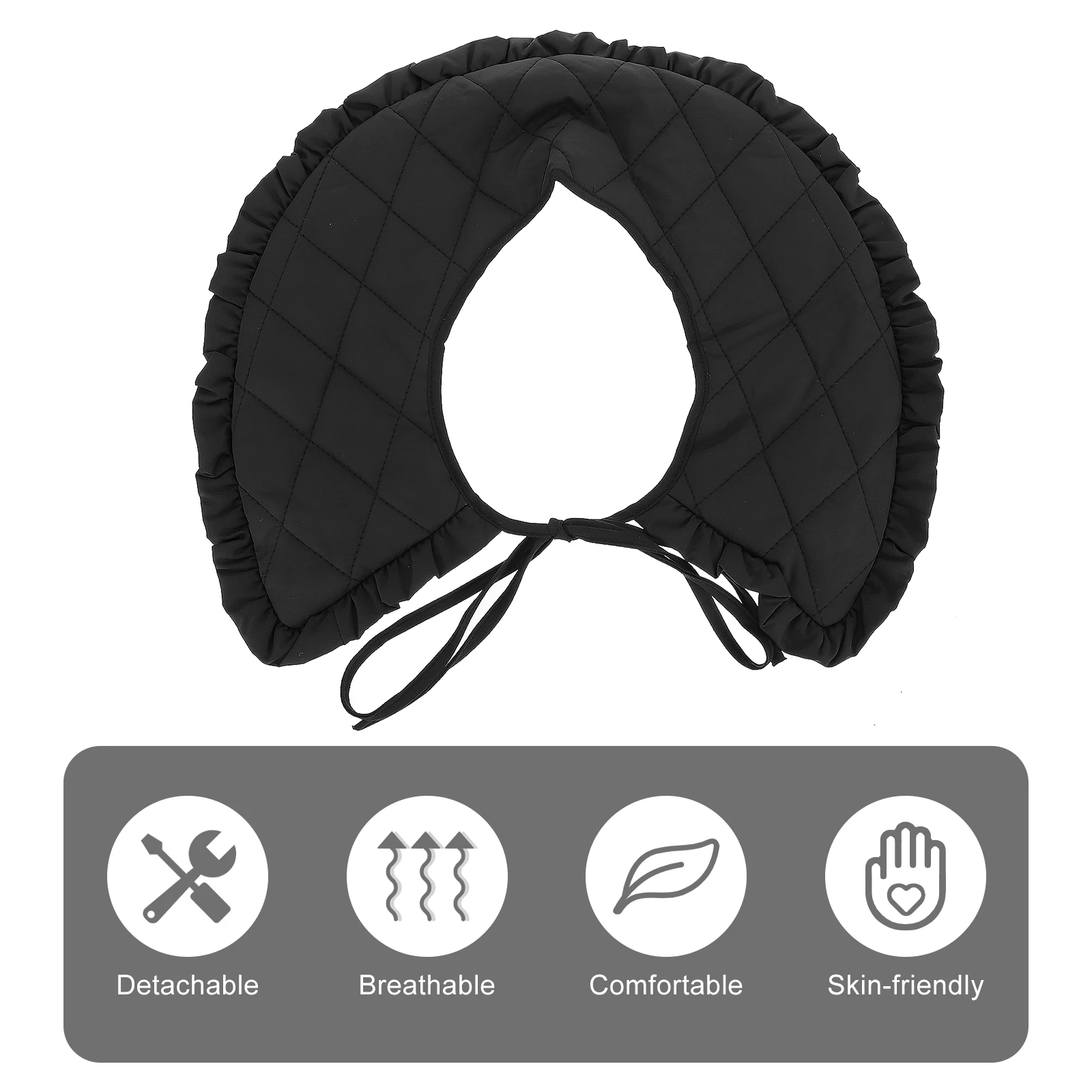 

Warm Thick Knitted False Collar Neck Warmer Detachable Cotton Shawl Scarf Winter Fall Fashion Women Girls Charming Eye-catching