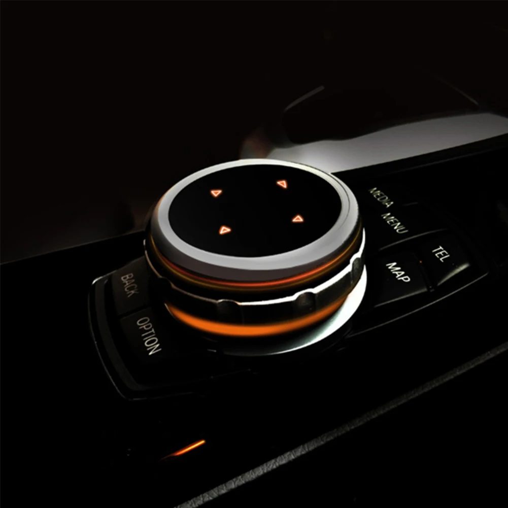 Car Multimedia Buttons Cover IDrive Stickers Decoration For BMW F20 F25 F30 F10 F07 E60 F02 E84 E90 1 3 5 7 Series X1 X3 X5 X6