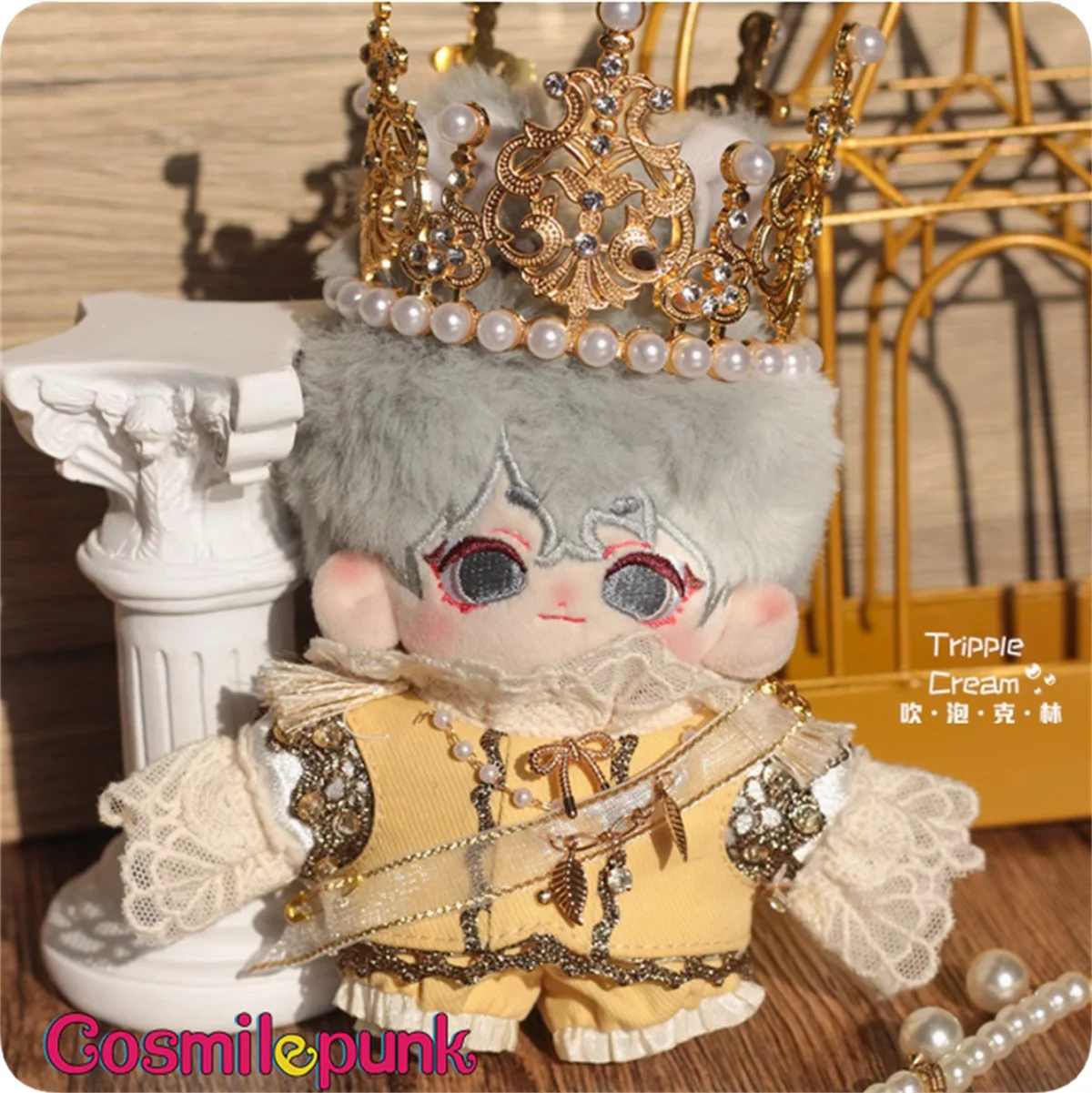 Anime Original King Set For 10cm Doll Toy Clothes Costume Outfit Crown Cute Cosplay Props Lovely