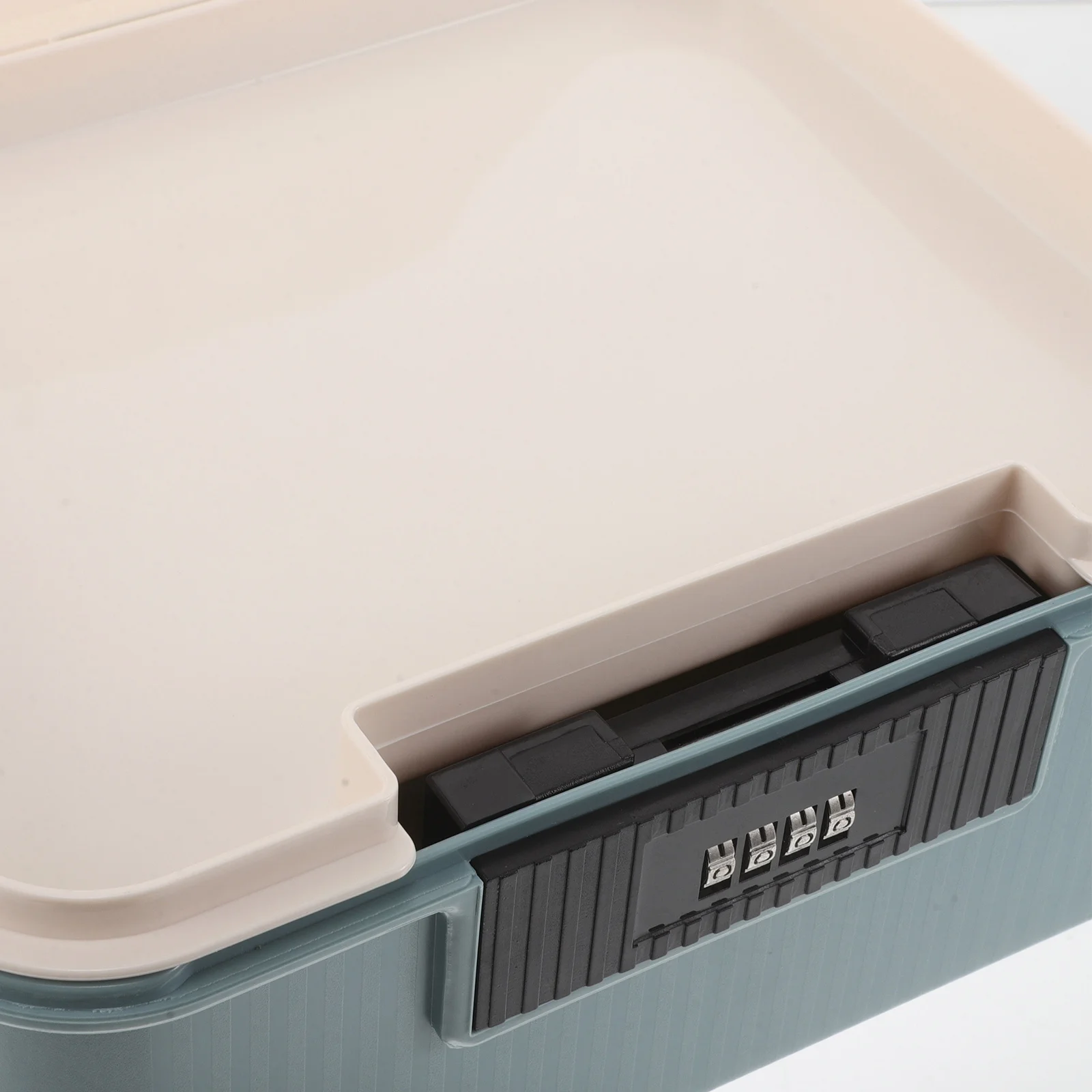 Plastic Combination Lock Box 9L Shockproof Heavy Duty Secure Storage Organizer for Documents Jewelry Combination Key Lock Box