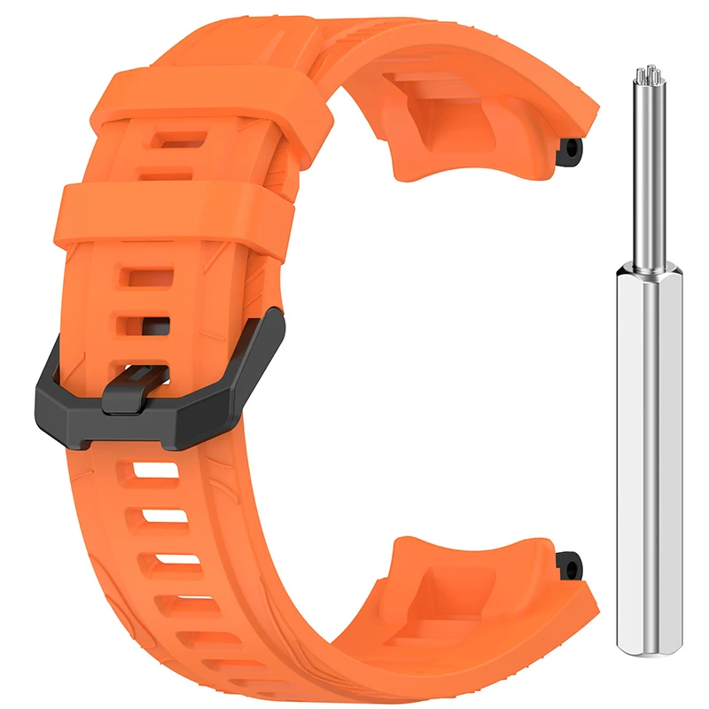 สายรัดซิลิโคนสําหรับ Amazfit T-rex 3 สายรัดข้อมือสมาร์ทวอท์ชกีฬาสําหรับ Huami Amazfit T-rex 3 สร้อยข้อมือ Correa