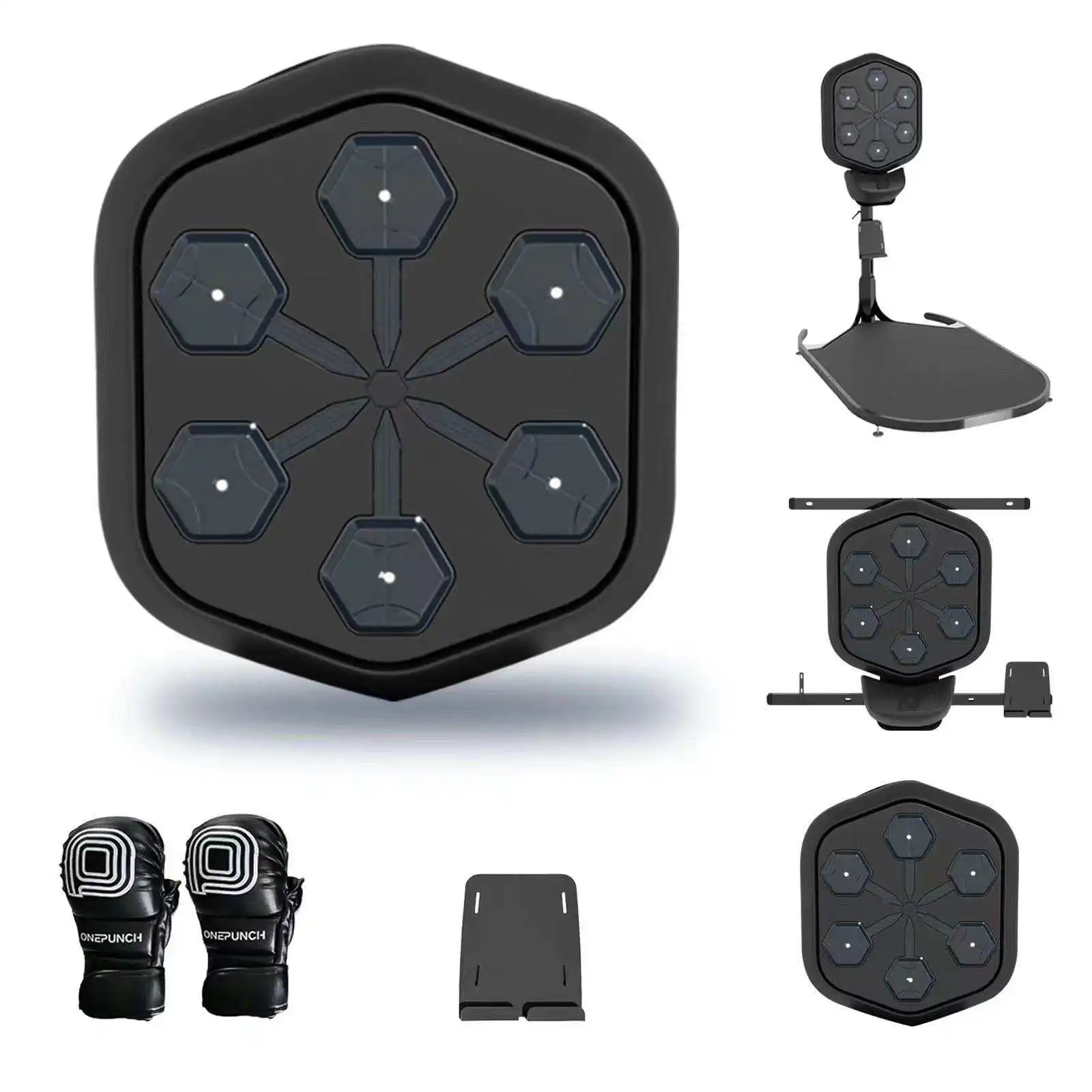 YIZHI العلامة التجارية المهنية Onepunch الموسيقى الذكية ممارسة الملاكمة آلة المهنية اللياقة البدنية معدات التدريب الملاكمة جدار الهدف