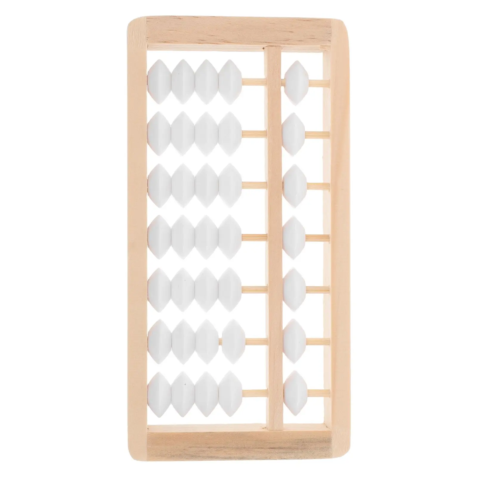 Wooden Abacus Mini Toy Small Kids Photo Prop Educational Tool Math nament Christmas Tree Birthday Grab Bead Montessori