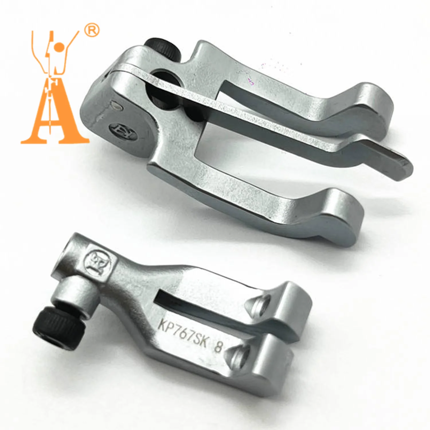 أجزاء ماكينة الخياطة Durkopp Adler Kp767sk دليل قطعة قدم الضغط في ماكينة الخياطة لـ 1767 868 ماكينة خياطة بإبرة مزدوجة فولاذ جديد #5