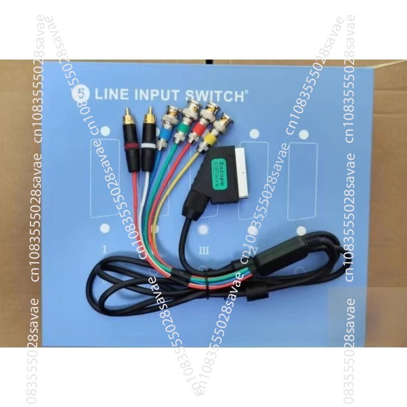 

RGB21 female to BNC, color supervisor uses broom head line, color supervisor uses