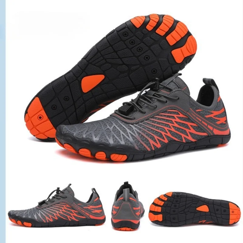 

Outdoor Sports Water Shoes Qiuck-Dry Aqua Shoes Men Women Outdoor Beach Swimming Wading Breathable Five-Finger Sneakers