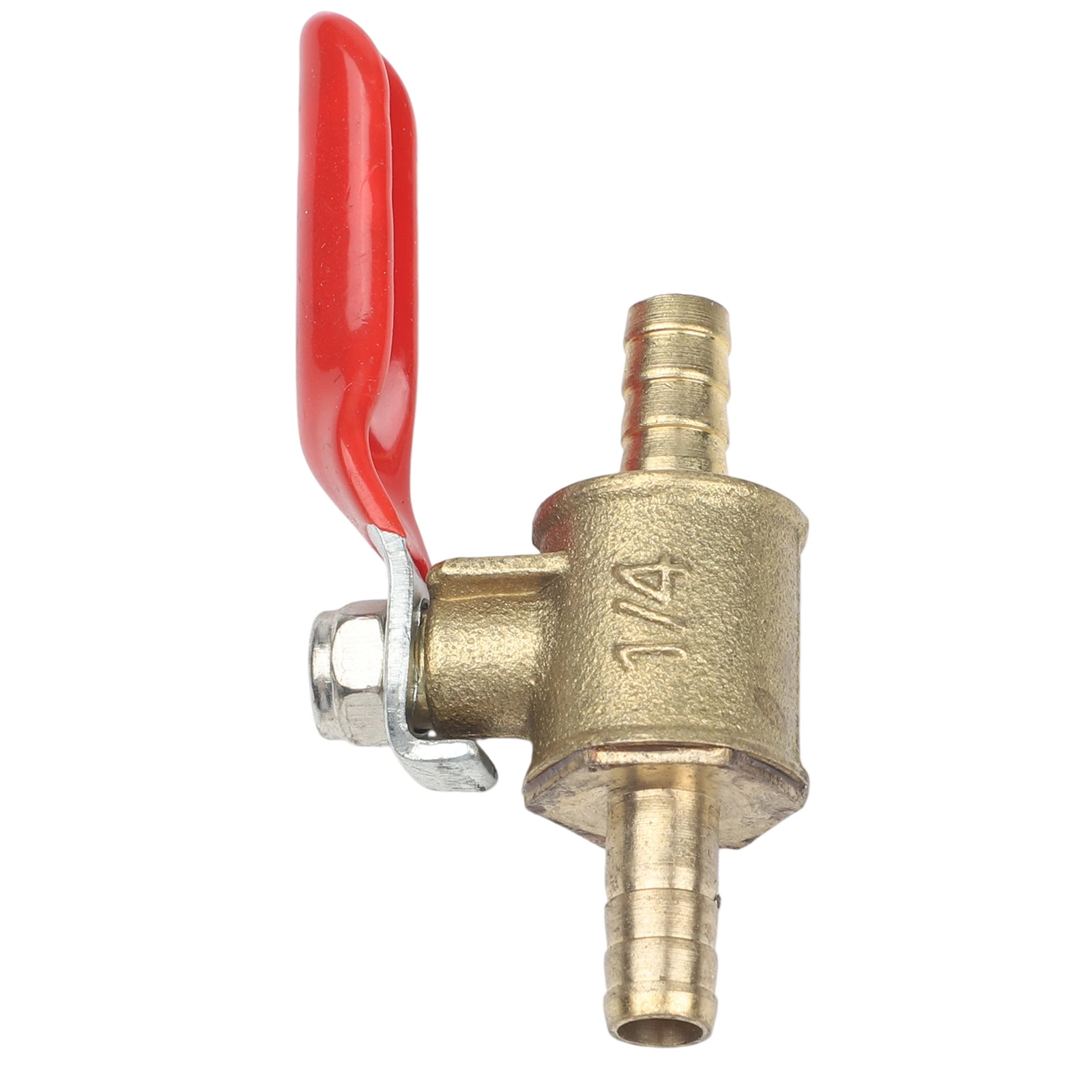6mm to 12mm OD Hose Barb Brass Ball Valve for Inline Flow Regulation and Shut-off in Residential and Light Commercial