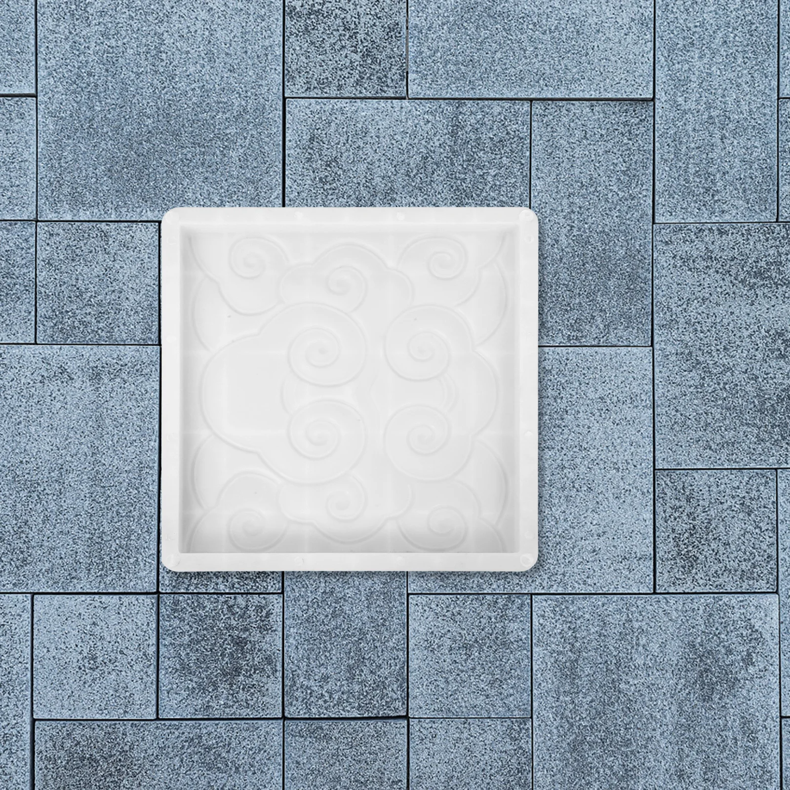 

1 шт., форма для стучащего камня, форма для бетонной плитки для изготовления садовой дорожки, многоразовый пейзажный камень, аксессуар для двора