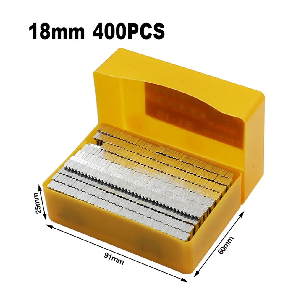 400PCS Manual Nailer Nails Pneumatic Steel Nails Cement Nails For ST18 Manual Nailer Pneumatic Tool Accessories Replacement Part