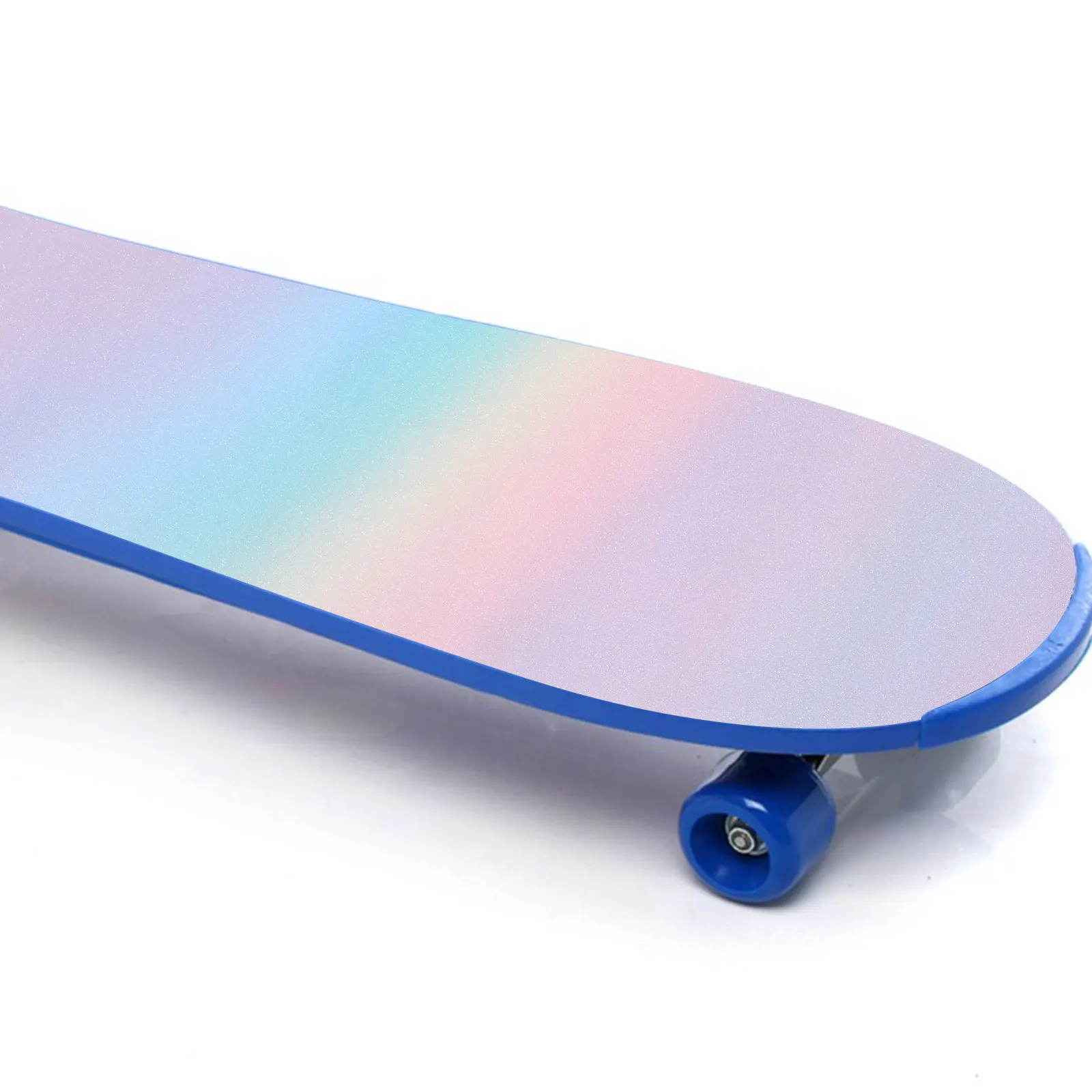 Colored Silicon Carbide Skateboard Rainbow Sandpaper Grip Tape Stickers for Land Surfing Freestyle Skateboard Deck Protection