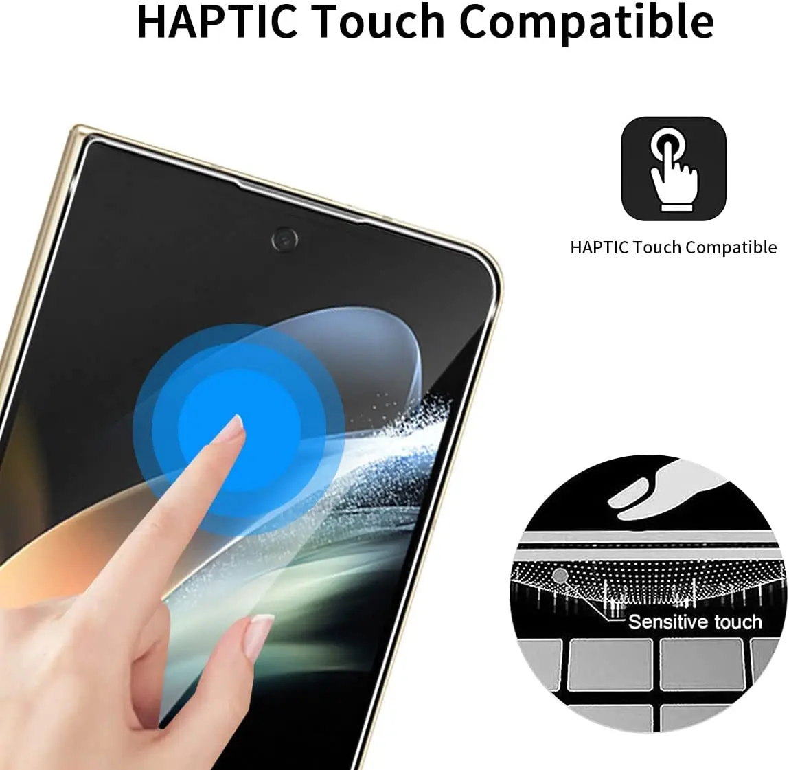 2Pcs Inside Hydrogel Film For Samsung Galaxy Z Fold 3 4 Protective For Z Fold 5 Screen Protector Not Glass