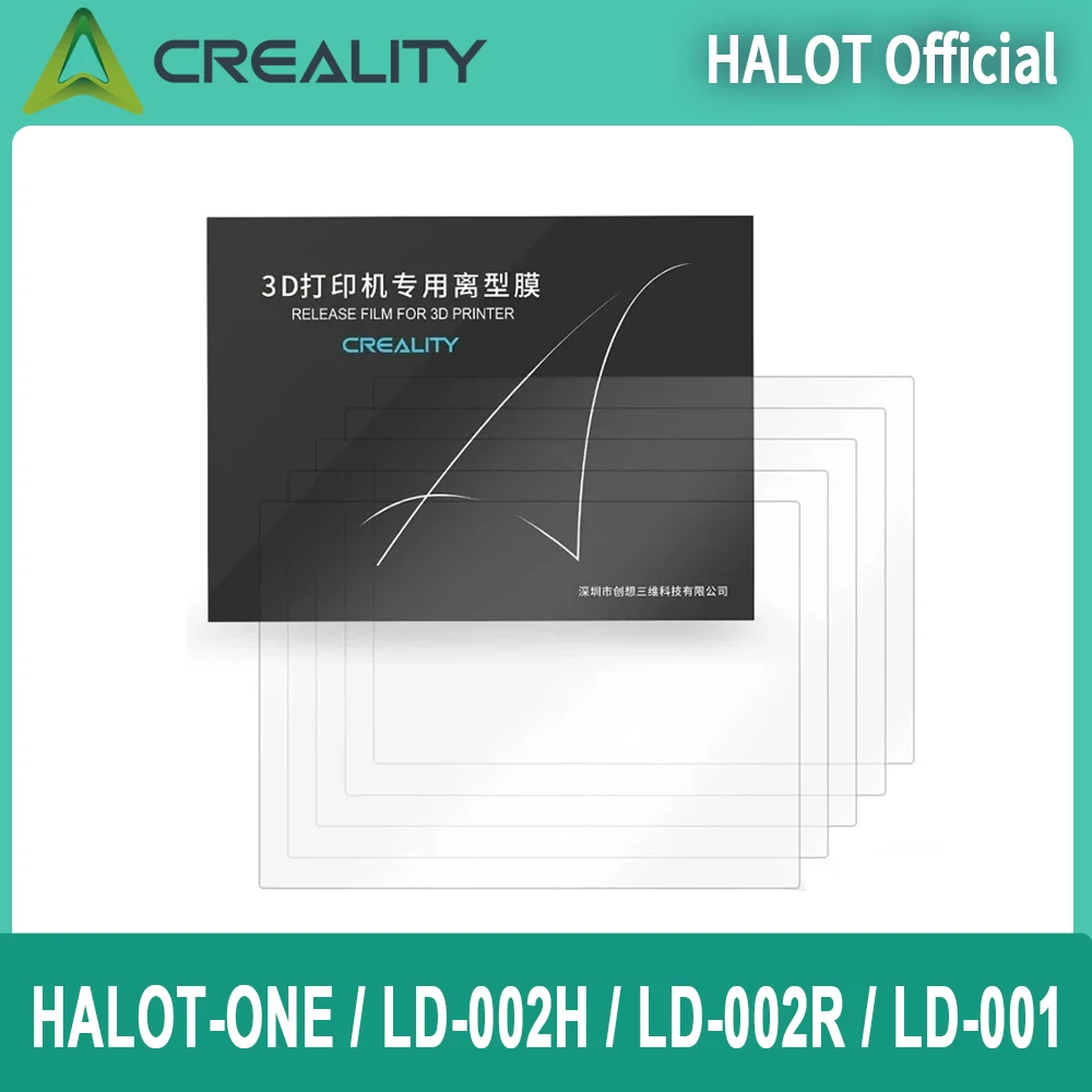 CREALITY 3D Printer Parts HALOT-ONE/LD-002H/LD-002R Release Film 200*140*0.15mm FEP Resin for LD-002H/LD-001/LD-002R/HALOT-ONE