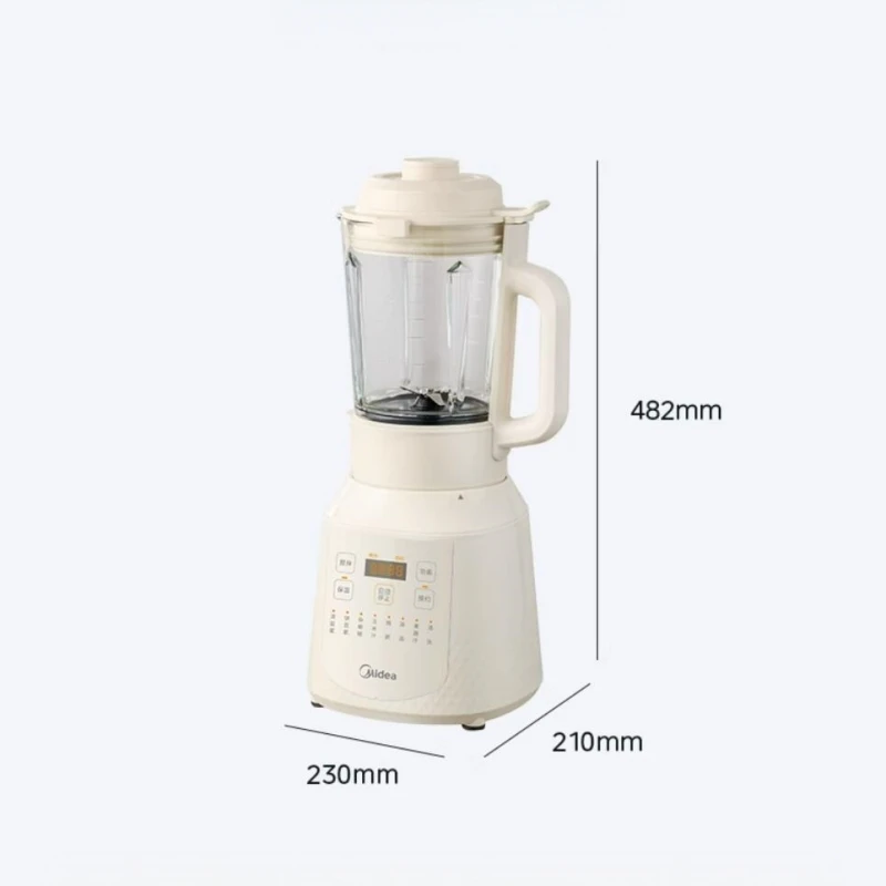 ميديا 220 فولت خلاطات عالية السرعة المنزلية الصغيرة ماكينة تصنيع حليب فول الصويا 1200 واط ماكينة طهي أوتوماتيكية بالكامل متعددة الوظائف
