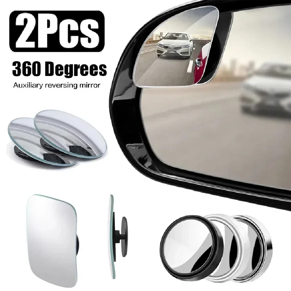 Square high-definition glass convex rearview mirror, blind spot rearview mirror, reinforced adhesive and upgraded adhesive area