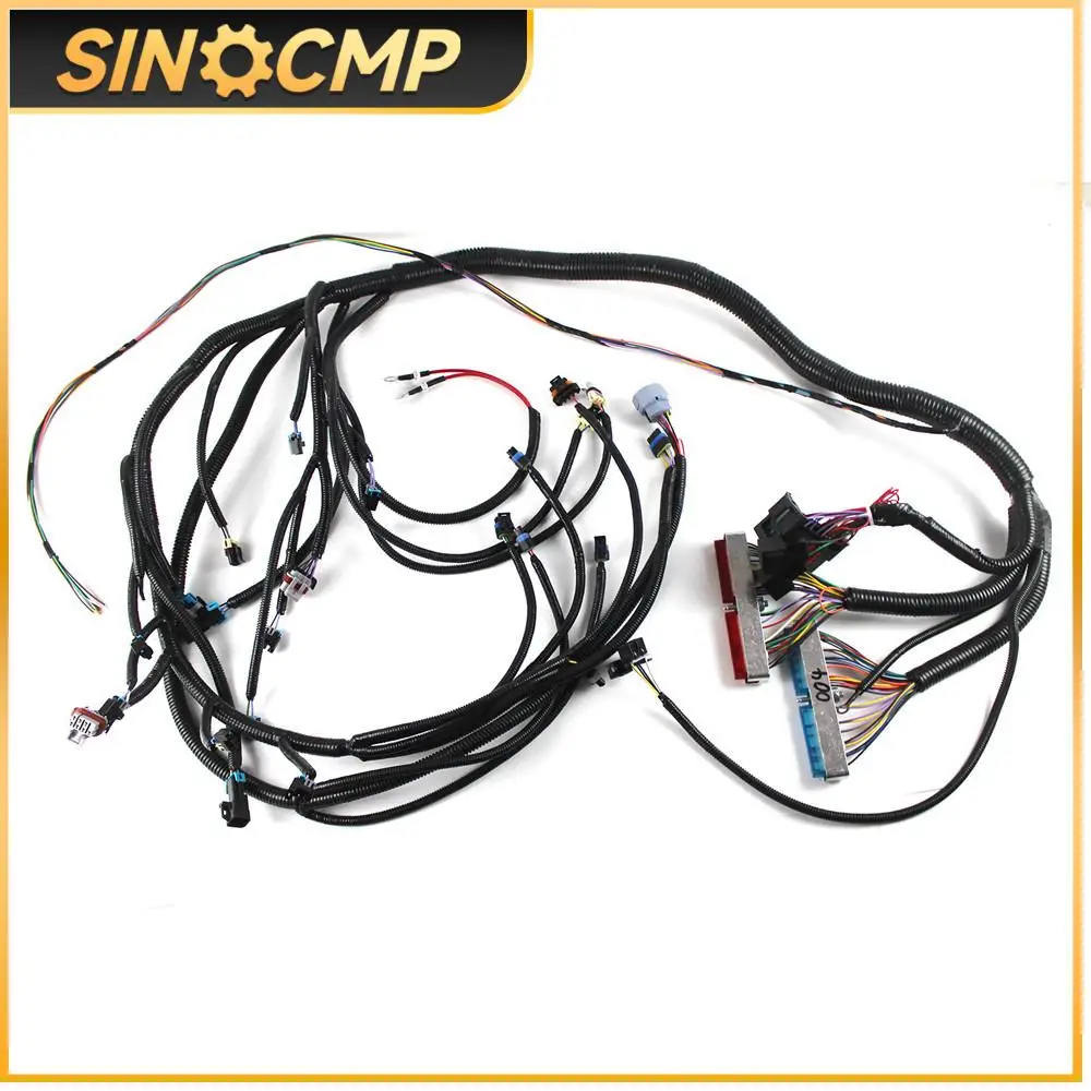 

1pc W/4l80e Standalone Swap Wiring Harness For 2003-2007 Chevrolet Gmc Cadillac Drive By Wire Throttle Body Only