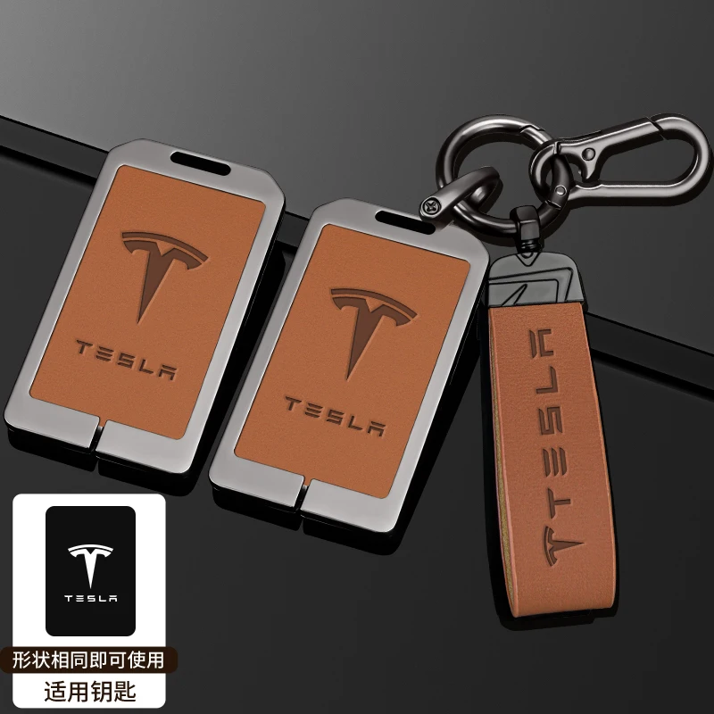 In lega di zinco auto Smart NFC Card Key Cover Case Protector Holder Shell per Tesla Model 3 Model S Model X Model Y accessori per auto