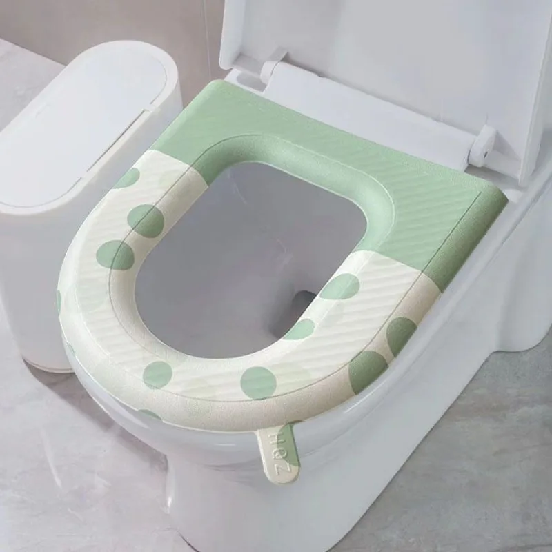 Waterproof Toilet Seat Cover Korean Household Portable Bathroom Antibacterial Closestool Covers Universal Коврик Для Туалета New